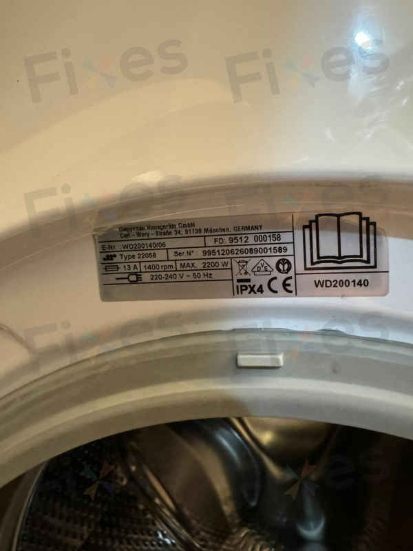 出現故障碼E11及E13🔧GAGGENAU前置式洗衣機 WD200140/06