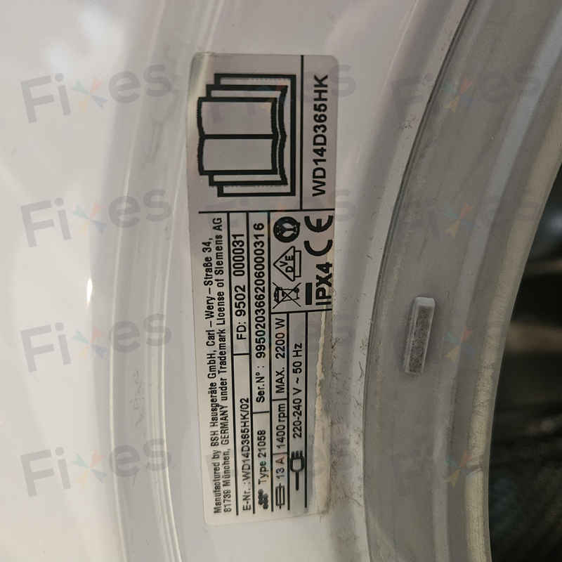 衣服被鎖機內？這部西門子WD系列洗衣機E11＋E13排除歷程🧩