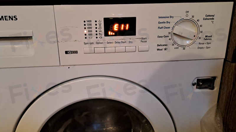 出現故障碼E11😨Siemens西門子二合一洗衣乾衣機 WK14D320GB/07