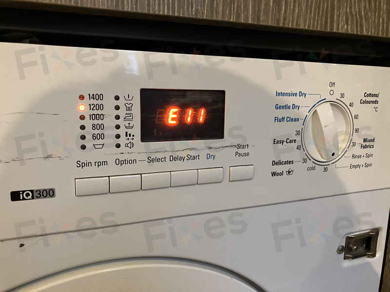 出現故障碼E11😨Siemens西門子二合一洗衣乾衣機 WK14D320GB/07