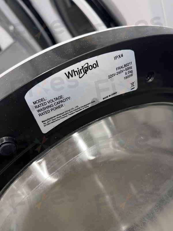 出現故障碼E11😵Whirlpool惠而浦前置式洗衣機 FRAL80211