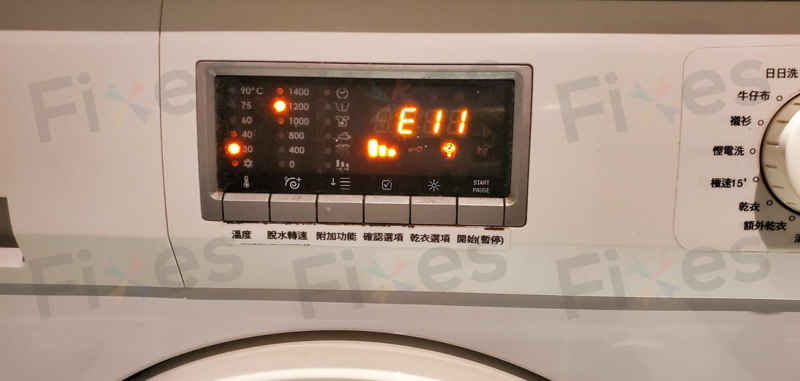 E11故障讓這部惠而浦AWF系列洗衣機突然停轉？一探碳刷耗損關鍵🔍