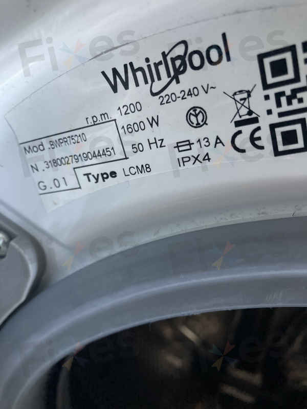 出現故障碼E11🔍Whirlpool惠而浦二合一洗衣乾衣機 BWPR75210