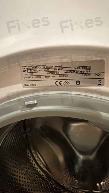 3大現場關鍵步驟：同日解決這部Bosch WKD系列洗衣機E12故障🛠️