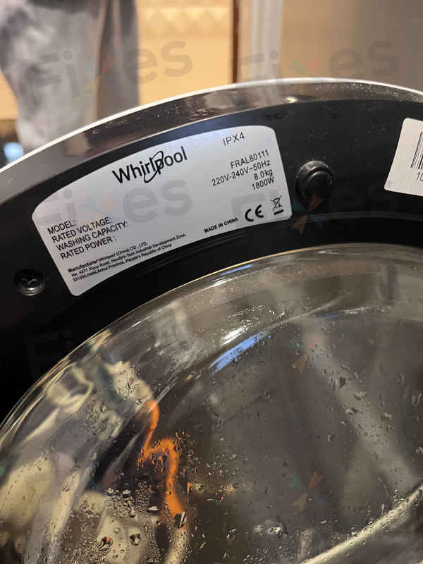 出現故障碼E12,不能排水😱Whirlpool惠而浦前置式洗衣機 FRAL80111