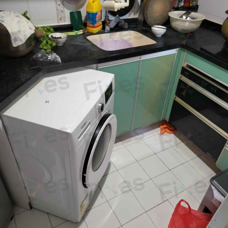 出現故障碼E12，無法排水💧惠而浦前置式洗衣機 WRAL85411