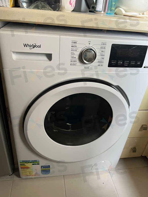 出現故障碼E12，無法排水🔧Whirlpool惠而浦前置式洗衣機 FRAL80111