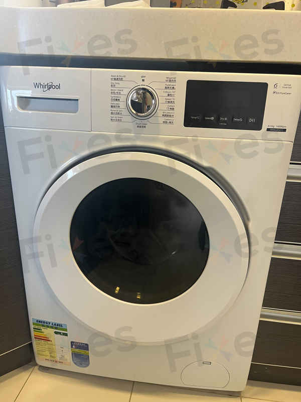 出現故障碼E12，無法正常排水😵Whirlpool惠而浦二合一洗衣乾衣機 WRAL85411