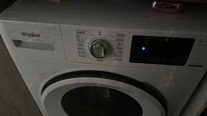 出現故障碼E12，排水不暢🌀Whirlpool惠而浦二合一洗衣機 WRAL85411