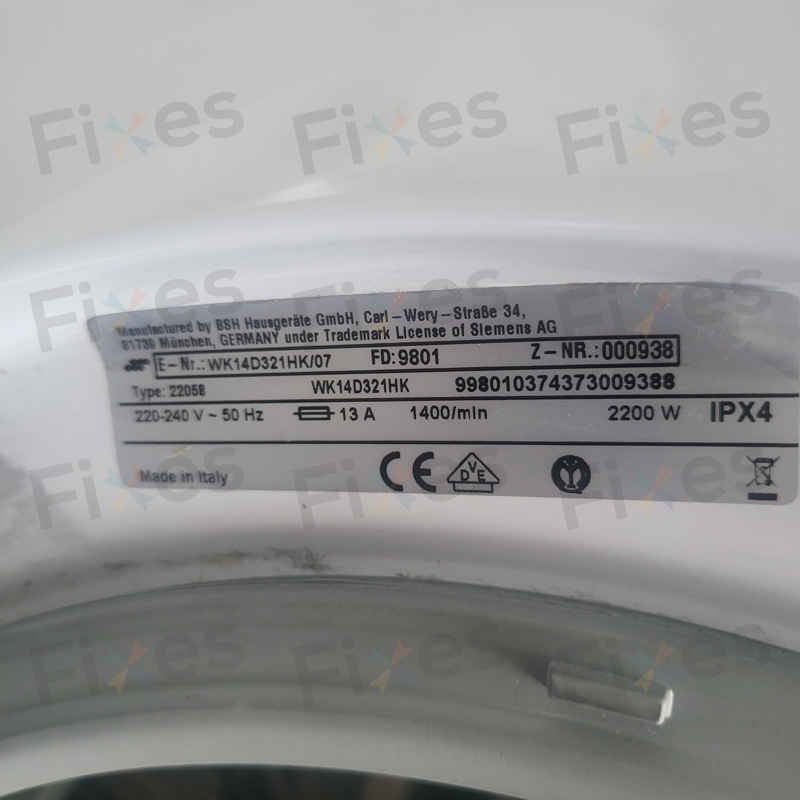 這部西門子WK14D系列洗衣機的雙重故障:從E12到E13的修復過程 🛠️