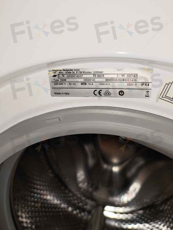 這部每天使用的GAGGENAU WD系列洗衣機突然跳出E12?原來是這個摩打相關零件耗損了 ⚡