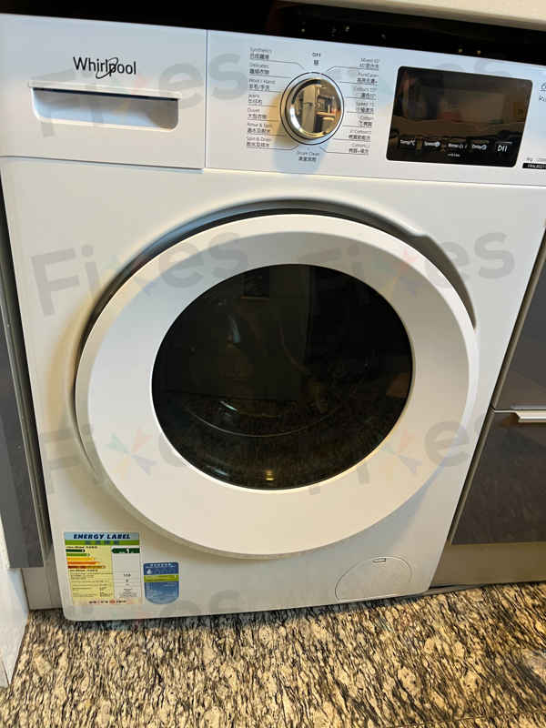 出現故障碼E12，不排水💦Whirlpool惠而浦前置式洗衣機 FRAL80211
