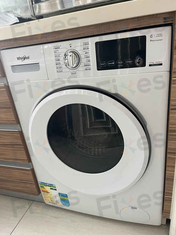 出現故障碼E12，排水異常😮Whirlpool惠而浦前置式洗衣機 WRAL85411