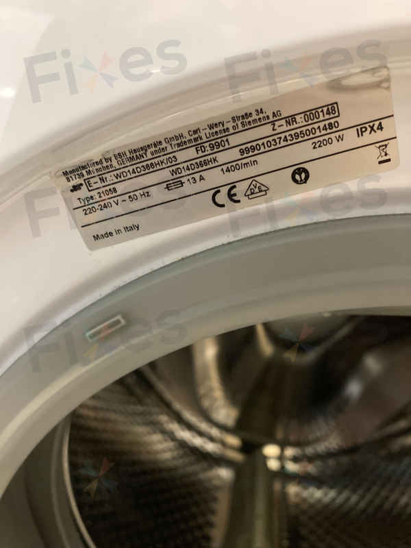 碳刷耗盡引發E12故障？這部西門子洗衣機的診斷結果 🔍