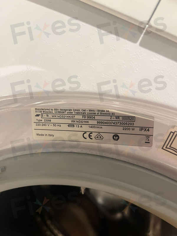 傭人姐姐鬆口氣💡摩打碳刷磨損導致這部西門子WK系列洗衣機E12故障