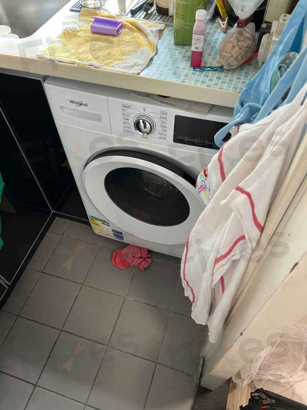 出現故障碼E12⛔Whirlpool惠而浦前置式洗衣機 WRAL85411