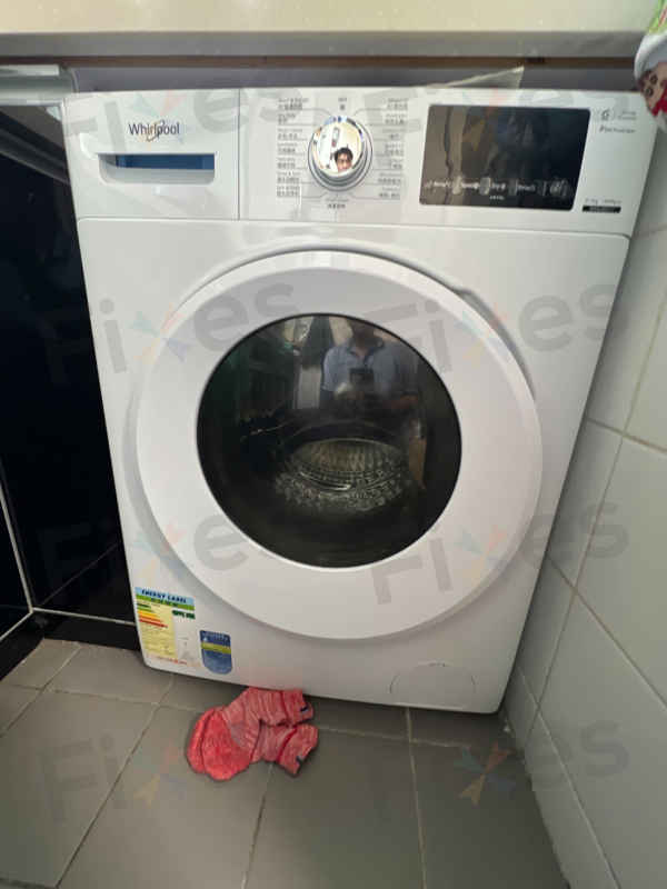 出現故障碼E12⛔Whirlpool惠而浦前置式洗衣機 WRAL85411