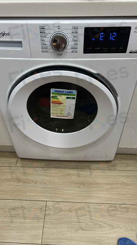 出現故障碼E12🔓Whirlpool前置式洗衣機 FRAL80111
