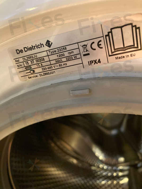 De-Dietrich洗衣機E13故障碼？看看這個門鎖掣更換案例 🔓