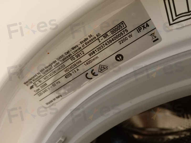 這部西門子WD14D系列洗衣機突現E13故障碼，師傅迅速找出關鍵原因 🔍
