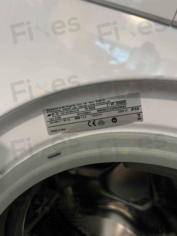 每隔兩天就出現E13?這部西門子WD14D系列洗衣機的故障排除實例 ⚡