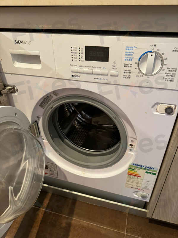 出現故障碼E13及E06🔧Siemens西門子二合一洗衣乾衣機 WK14D321HK/07