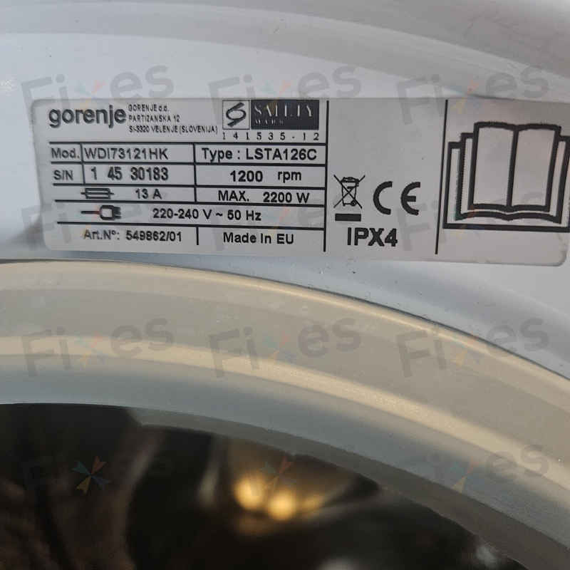 烘乾完成卻彈E13──這部Gorenje WDI系列洗衣機面板、門鎖掣與發熱線的抉擇 🔄