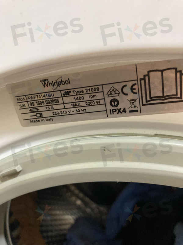 出現故障碼E13❗Whirlpool惠而浦前置式洗衣機 AWF74141BU