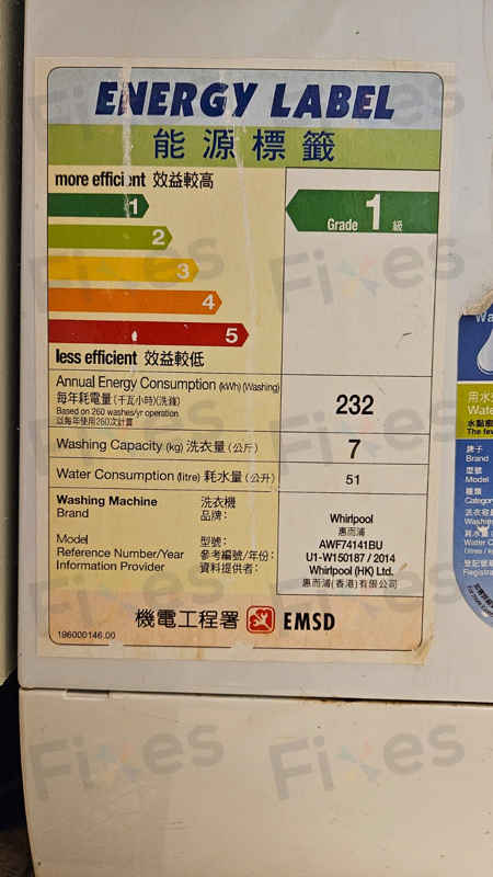 噠噠聲與E13頻現？這部Whirlpool AWF系列洗衣機門鎖老化解密🎯