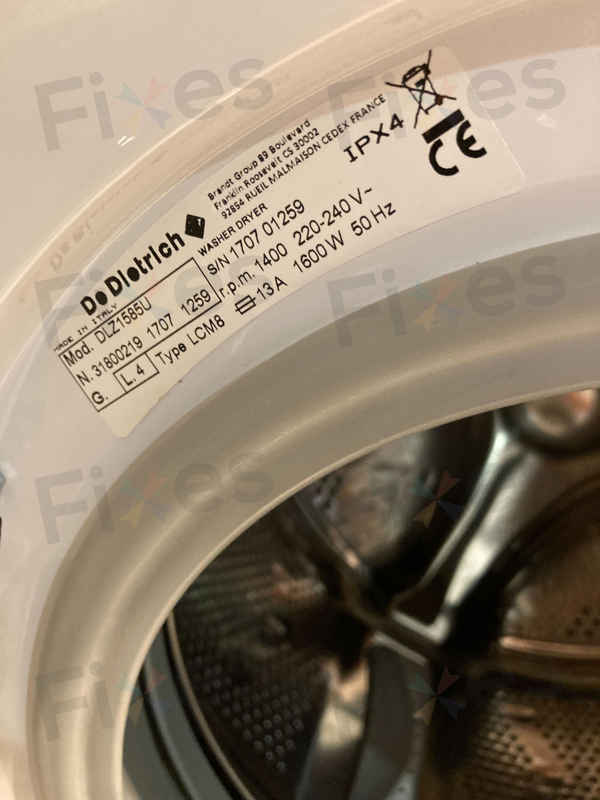 出現故障碼E15🛠️De-Dietrich洗衣機 DLZ1585U