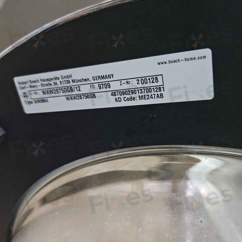 這部Bosch WAW系列洗衣機E18故障碼揭秘:師傅從缸底喉撈出一堆硬幣 🪙