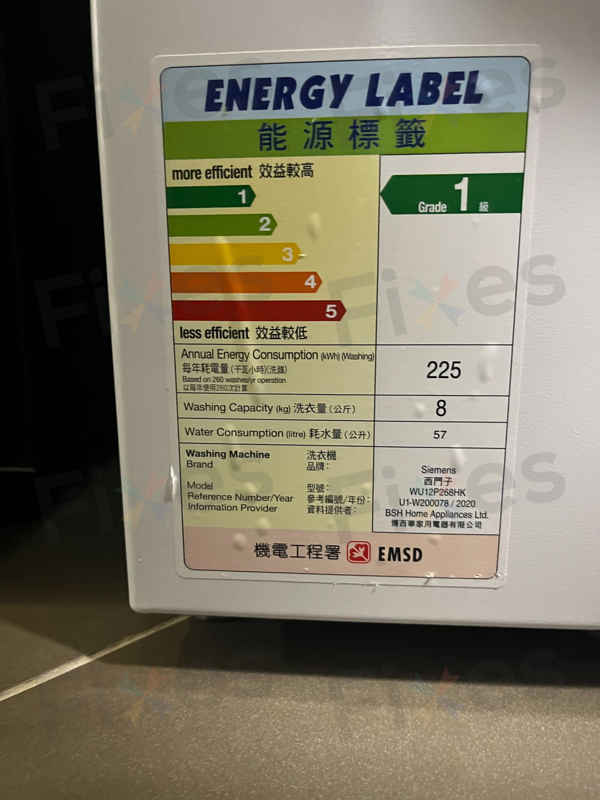 出現故障碼E18😓 Siemens西門子前置式洗衣機 WU12P268HK/01