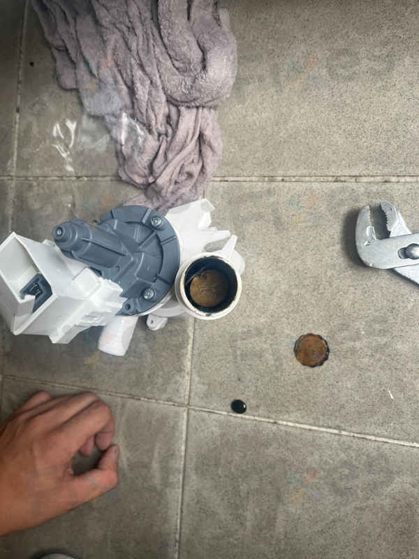 客人目睹排水濾網內的不可思議“硬幣排隊”！這部Candy CSWS系列洗衣機E20修復全紀錄✨