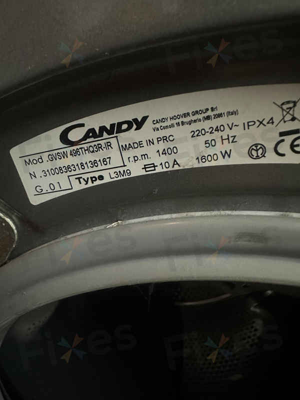 出現故障碼E20⚠️Candy金鼎牌前置式洗衣機 GVSW496THQ3RIR