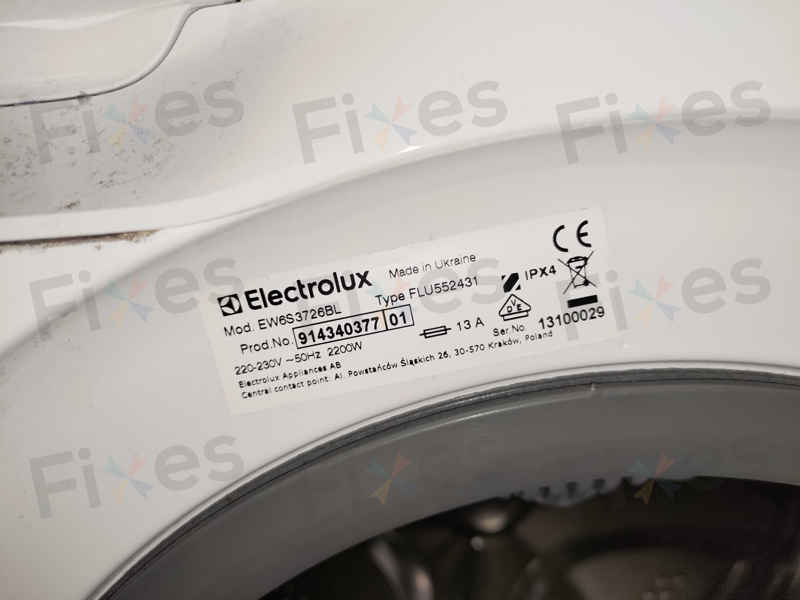 出現故障碼E20🌀Electrolux伊萊克斯前置式洗衣機 EW6S3726BL