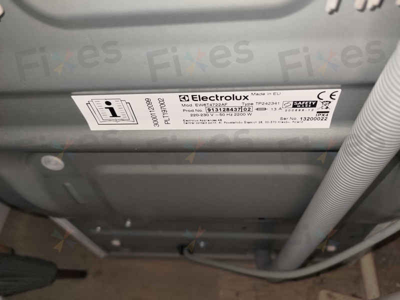 出現故障碼E20💧Electrolux伊萊克斯上置式洗衣機 EW6T4722AF