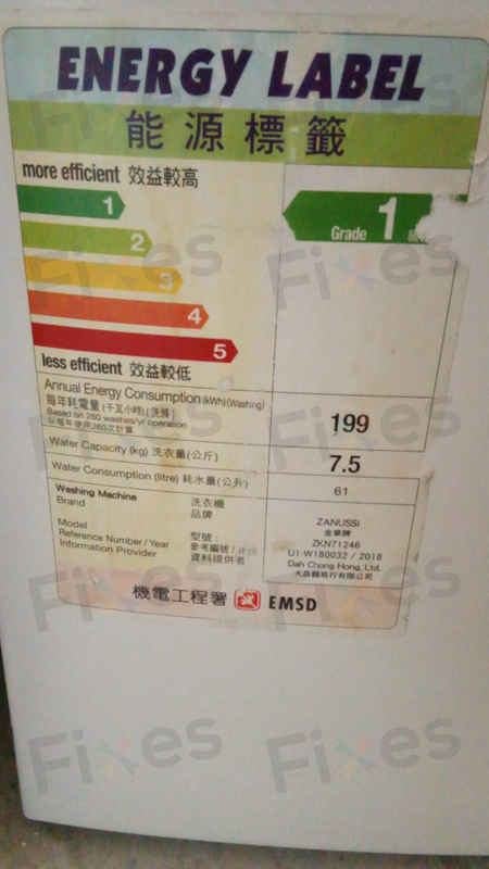 這部Zanussi洗衣機的E20故障碼背後，竟然是牙線棒搗亂 🦷