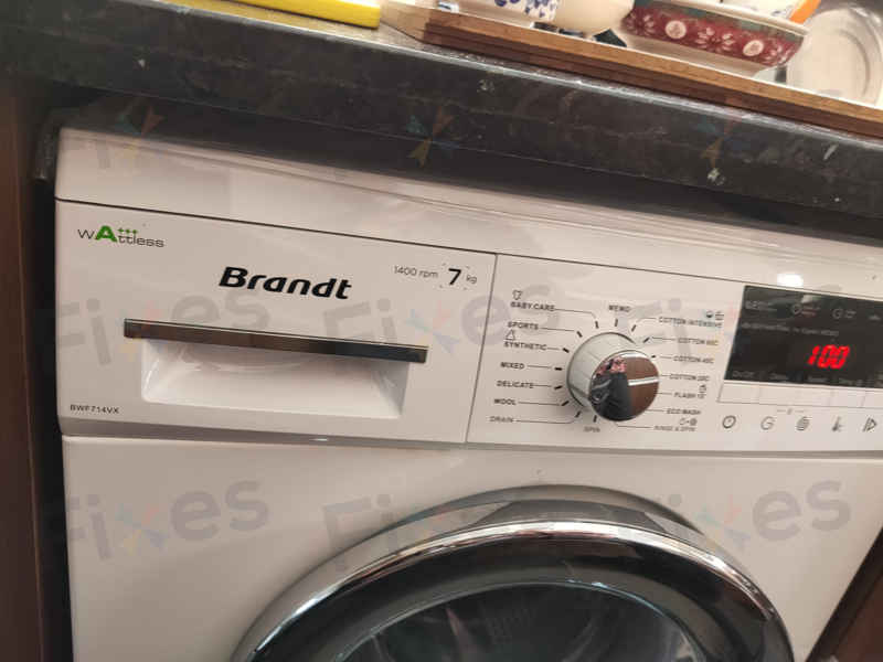 出現故障碼E21🔧Brandt白朗前置式洗衣機 BWF714VX