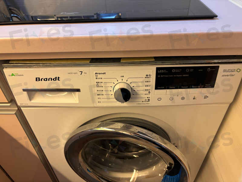 硬幣惹禍？看這部Brandt洗衣機如何從E21故障碼中恢復 🪙