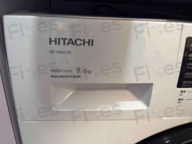 出現故障碼E21，不排水💧Hitachi日立前置式洗衣機 BDD80CVE