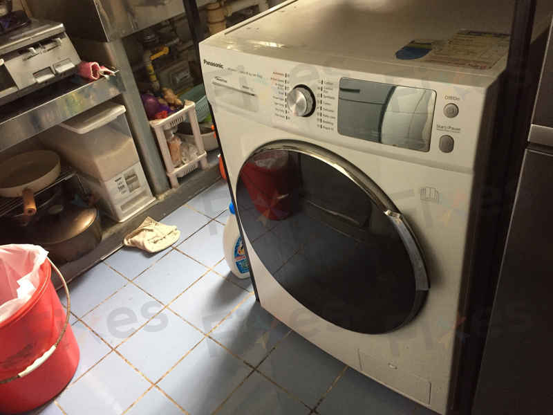 出現故障碼E21不排水💧Panasonic樂聲二合一前置式洗衣機 NAS086F1