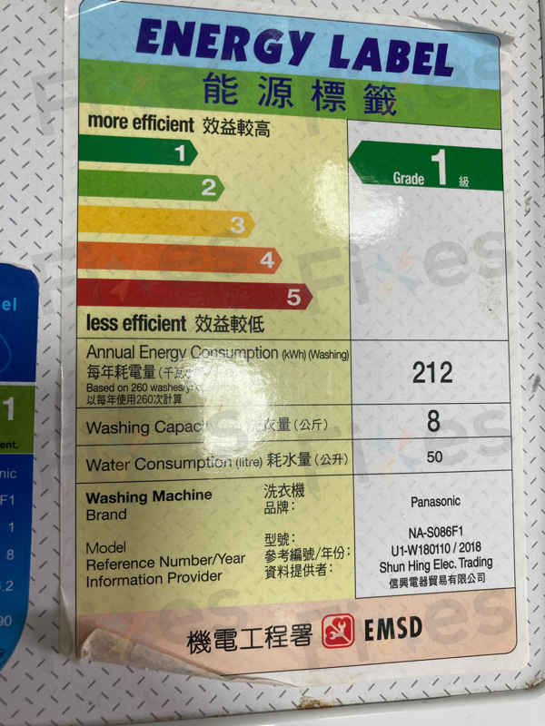Miss So男友拆下機背釀亂，師傅4步換泵修復這部Panasonic NAS系列洗衣機E21排水故障 🔩