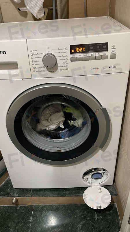 出現故障碼E21🔧 Siemens西門子前置式洗衣機 WS12O260BY/04