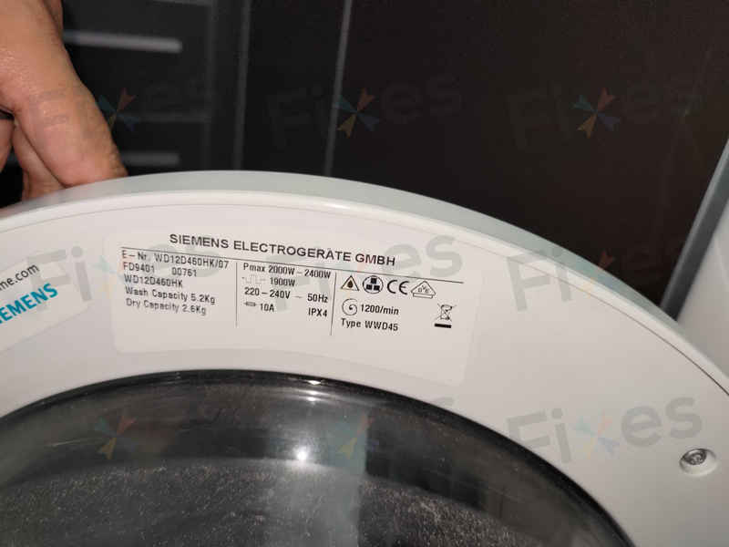 陳生的這部西門子WD系列洗衣機E21故障,摩打碳刷耗損現場更換還原運轉💡