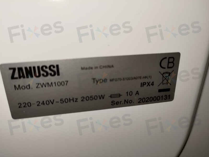 出現故障碼E21🌀Zanussi金章牌前置式洗衣機 ZWM1007