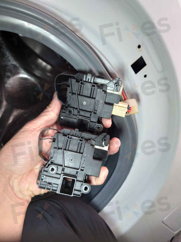 解開這部Panasonic洗衣機E30故障之謎：從門鎖掣檢查到完整修復 ⚡