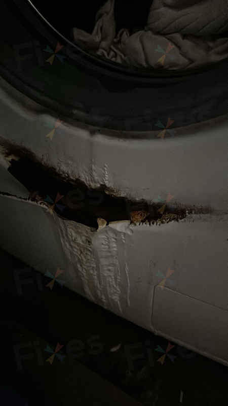 這部Panasonic NAS系列二合一洗衣乾衣機烘乾功能失常並顯示E3A故障碼,竟是入水掣噴霧嘴惹的禍 💨
