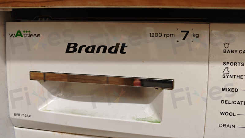出現故障碼E60🛠️Brandt白朗牌前置式洗衣機 BWF712AX