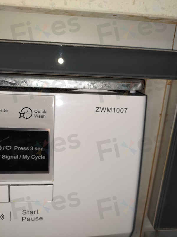 出現故障碼E60😵💫Zanussi金章牌前置式洗衣機 ZWM1007