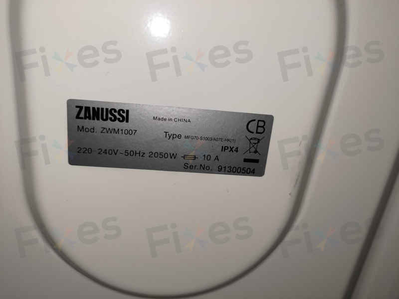 出現故障碼E60😵💫Zanussi金章牌前置式洗衣機 ZWM1007